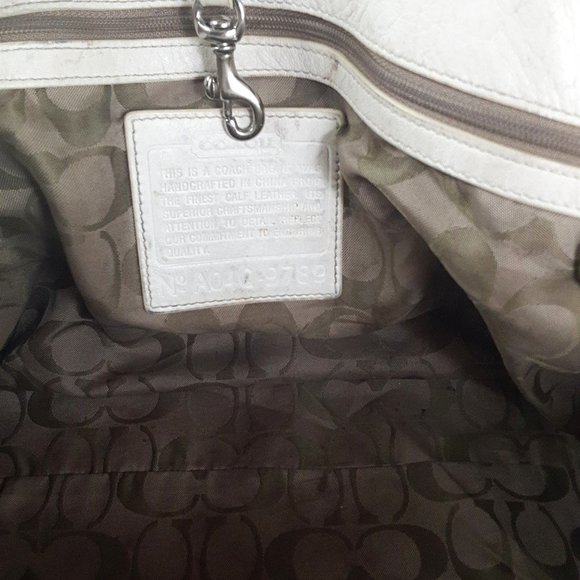 Coach Patent Leather Large Gallery Tote Bag Handbag Shoulder Purse Y2k #9789 - Picture 6 of 7